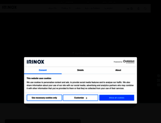 irinoxprofessional.com screenshot