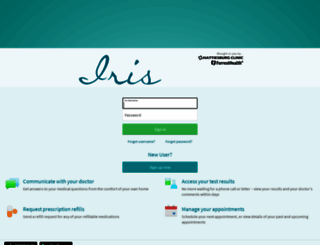 iris.hattiesburgclinic.com screenshot
