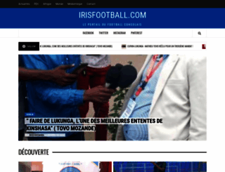 irisfootball.com screenshot