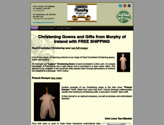 irish-christening.com screenshot