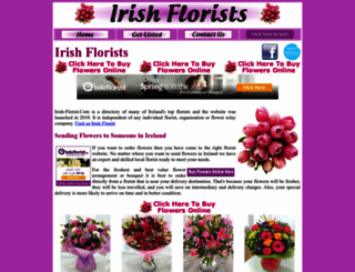 irish-florist.com screenshot