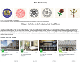 irish-freemasons.org screenshot