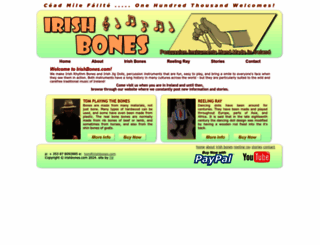 irishbones.com screenshot