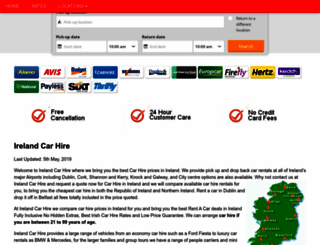 irishcarhire.info screenshot