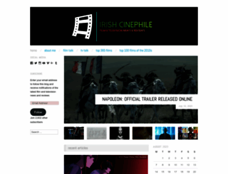irishcinephile.com screenshot