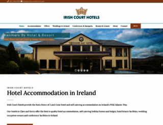 irishcourthotels.com screenshot