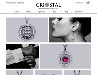 irishcrystaljewellery.com screenshot