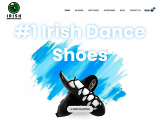 irishdancingshoes.ie screenshot