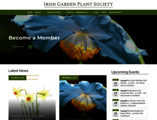 irishgardenplantsociety.com screenshot