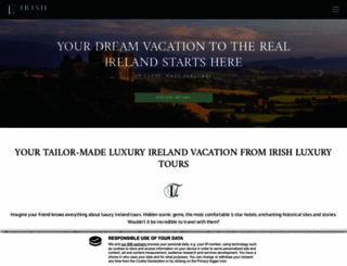 irishluxurytours.com screenshot