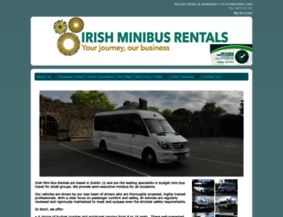 irishminibusrentals.com screenshot
