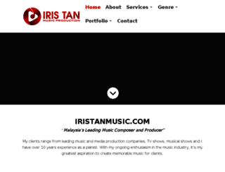 iristanmusic.com screenshot