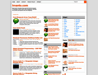 irnanto.com screenshot