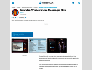 iron-man-windows-live-messenger-skin.uptodown.com screenshot