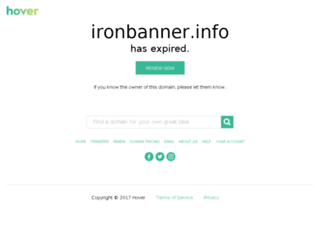 ironbanner.info screenshot