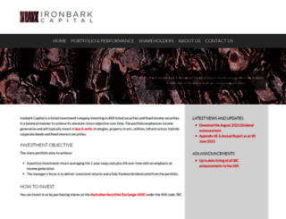 ironbarkcapital.com screenshot