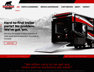 ironbeartrailer.com screenshot