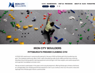 ironcityboulders.com screenshot