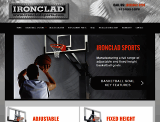 ironcladsports.com screenshot