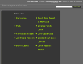 ironcountycorruption.com screenshot