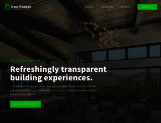 ironforestbuilding.com screenshot