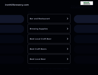 ironhillbrewery.com screenshot