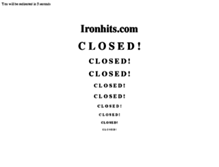 ironhits.com screenshot