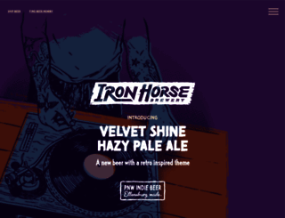 ironhorsebrewery.com screenshot