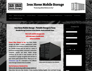 ironhorsemobilestorage.com screenshot
