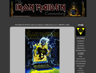 ironmaidencommentary.com screenshot