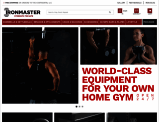 ironmaster.com screenshot