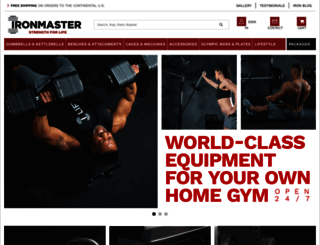 ironmaster.mivamerchant.net screenshot