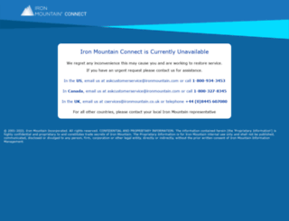 ironmountainconnect.com screenshot