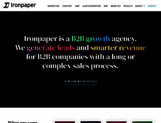ironpaper.com screenshot
