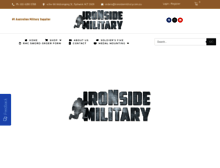 ironsidemilitary.com.au screenshot