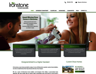 ironstonebuilders.ca screenshot