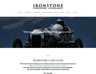 ironstoneconcours.org screenshot