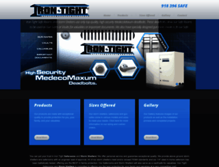 irontightsaferooms.com screenshot