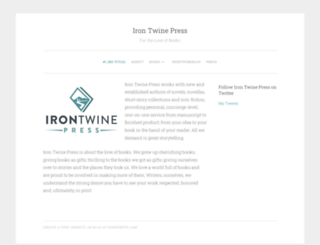 irontwinepress.com screenshot
