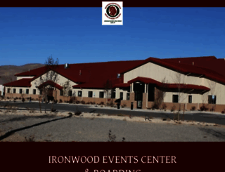 ironwoodeventscenter.com screenshot