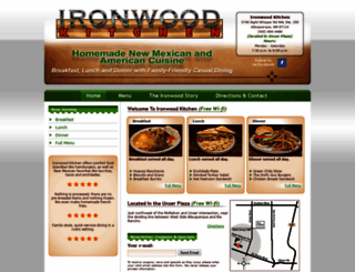 ironwoodkitchen.com screenshot