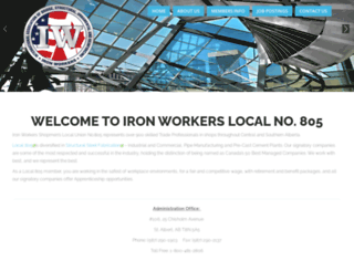 ironworkers805.org screenshot