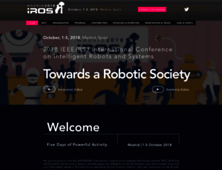 iros2018.org screenshot