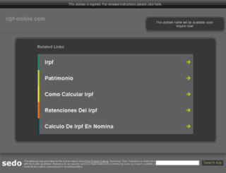 irpf-online.com screenshot