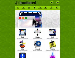 irradiatedsoftware.com screenshot