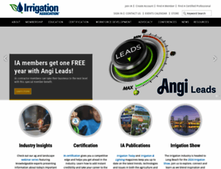 irrigation.org screenshot
