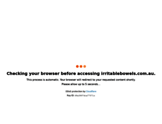 irritablebowels.com.au screenshot