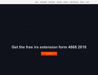 irs-form-4868.pdffiller.com screenshot