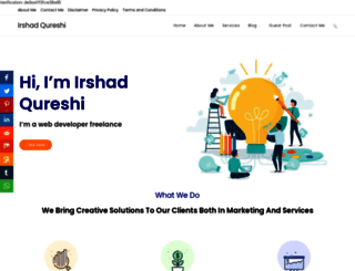irshadqureshi.com screenshot
