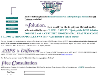 irsproblemsolvers.com screenshot